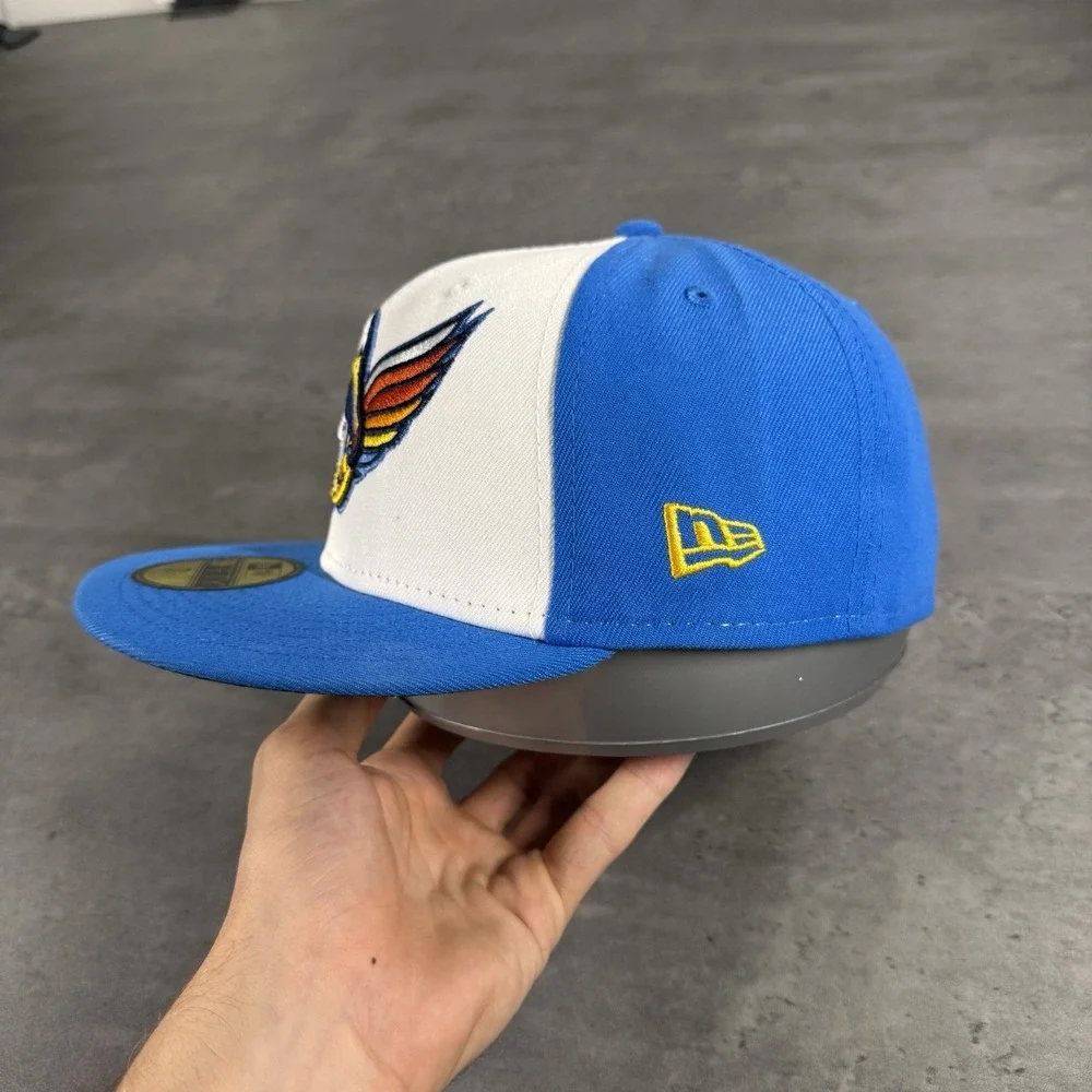 Myrtle Beach Pelicans Hat New Era Cap 7 1/4 Blue White Copa‎ Minor 59Fifty Farm